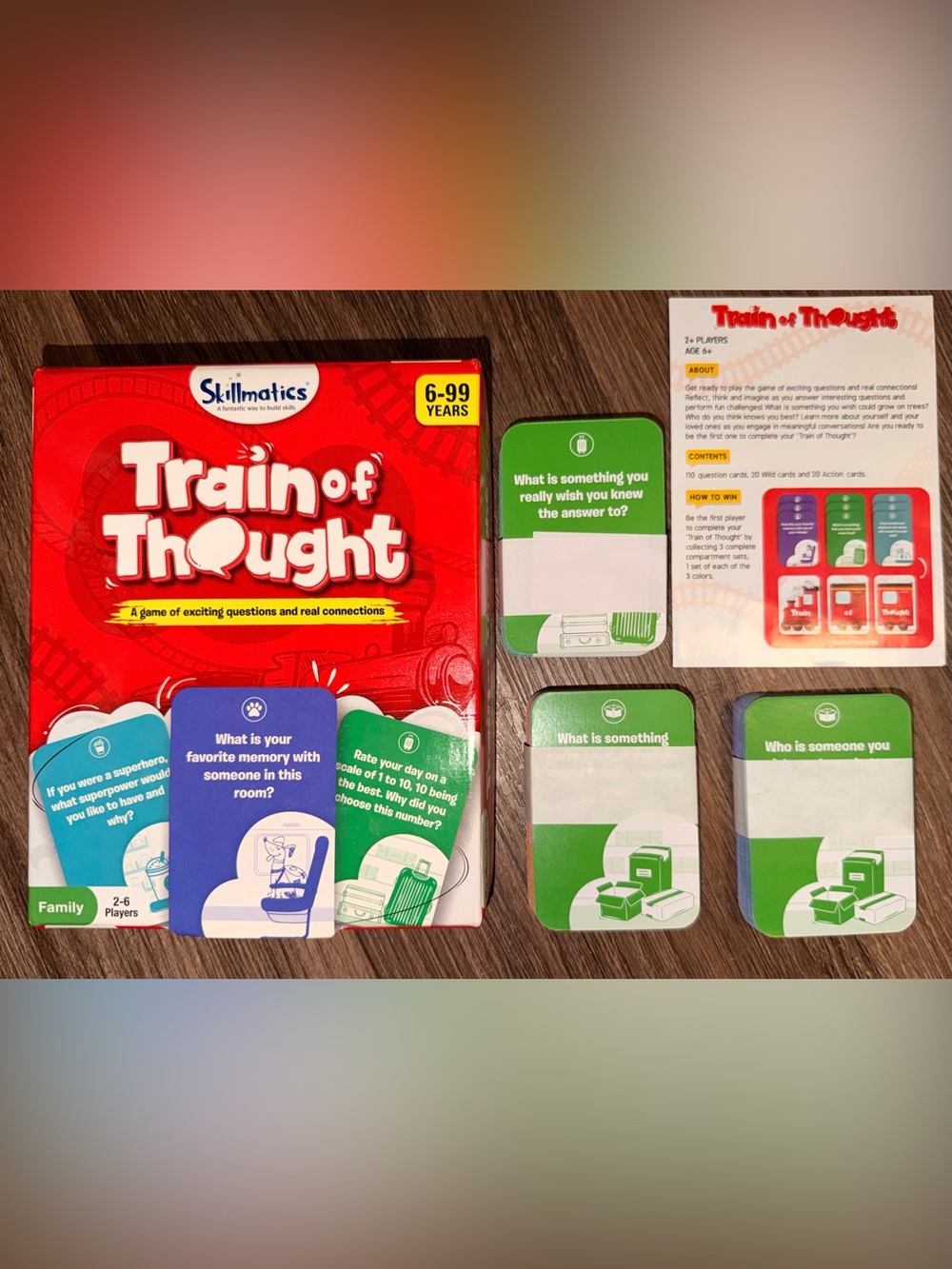Minecraft & Train of Thought card games!